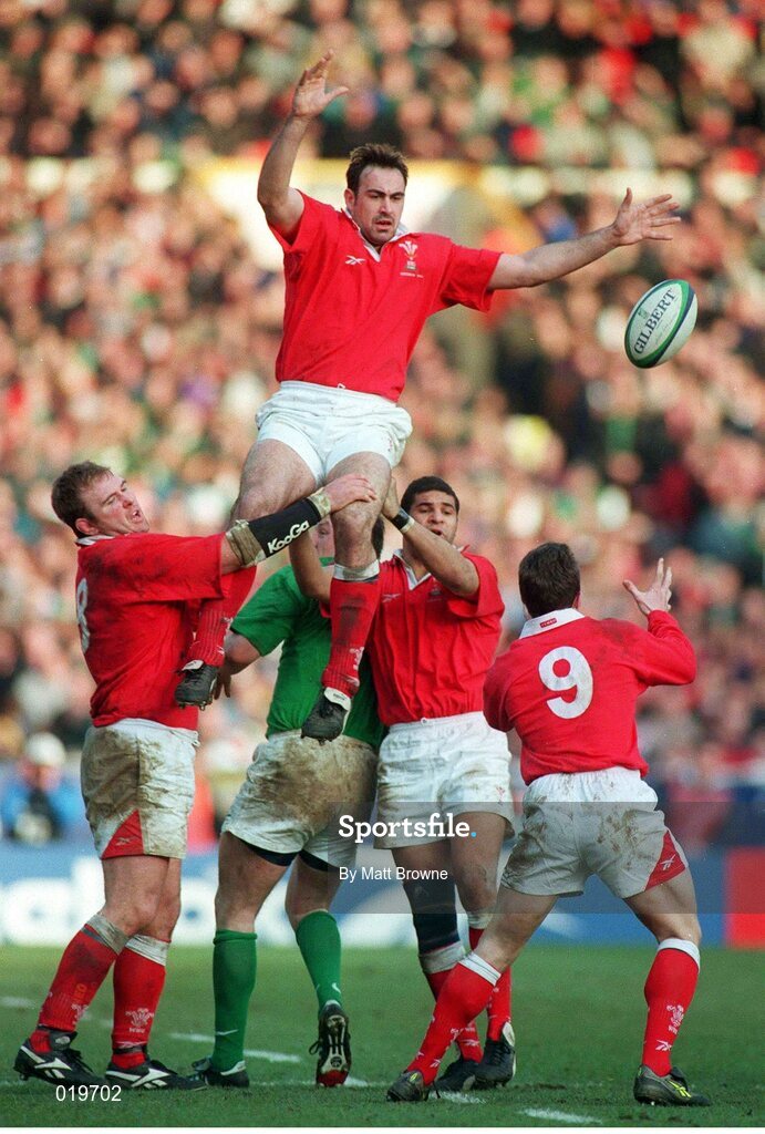 20 February 1999; Chris Wyatt, Wales. Five Nations Rugby Championship, Ireland v Wales, Wembley Stadium, London, England. Picture credit: Matt Browne / SPORTSFILE