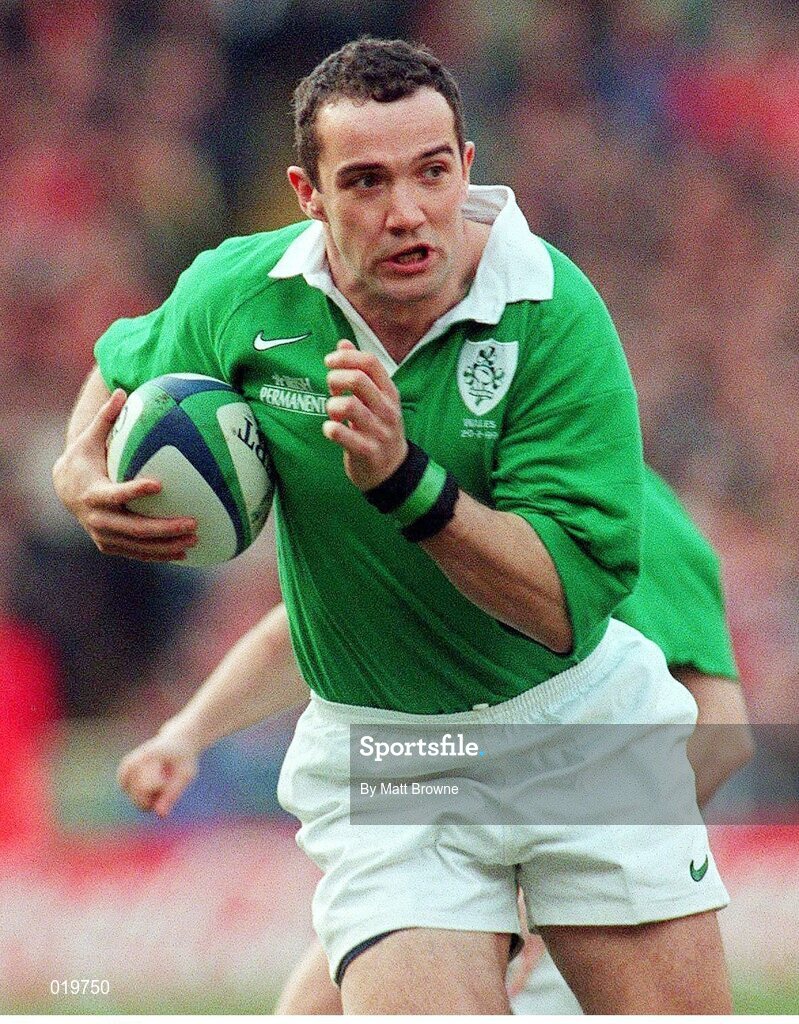 20 February 1999; Conor O'Shea, Ireland. Five Nations Rugby Championship, Ireland v Wales, Wembley Stadium, London, England. Picture credit: Matt Browne / SPORTSFILE