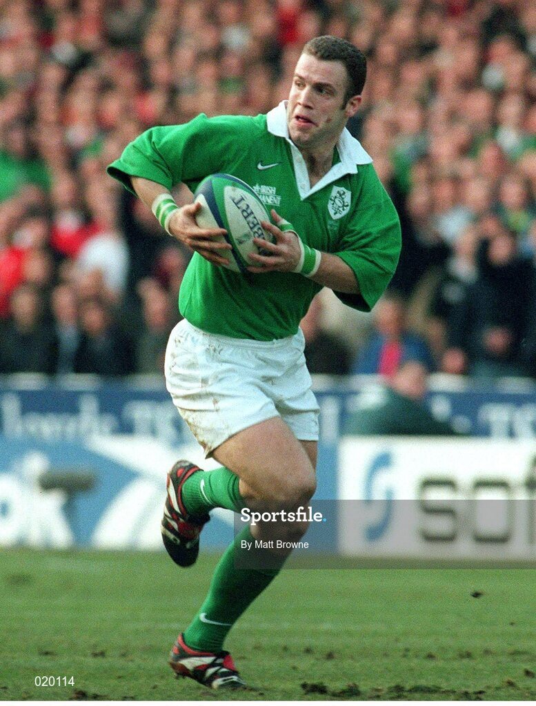 20 February 1999; Kevin Maggs, Ireland. Five Nations Rugby Championship, Ireland v Wales, Wembley Stadium, London, England. Picture credit: Matt Browne / SPORTSFILE