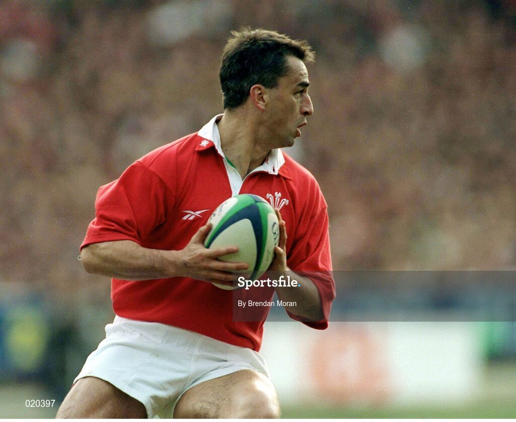 20 February 1999; Shane Howarth, Wales. Five Nations Rugby Championship, Ireland v Wales, Wembley Stadium, London, England. Picture credit: Brendan Moran / SPORTSFILE