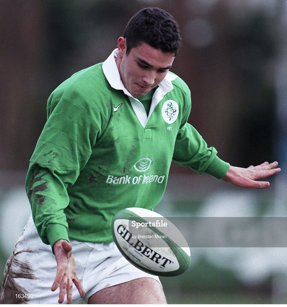 5 March 1999; Jeremy Stauton, Ireland U21. Bank of Ireland U21 Rugby International, Ireland U21 v England U21, Templeville Road, Dublin. Picture credit: Brendan Moran / SPORTSFILE