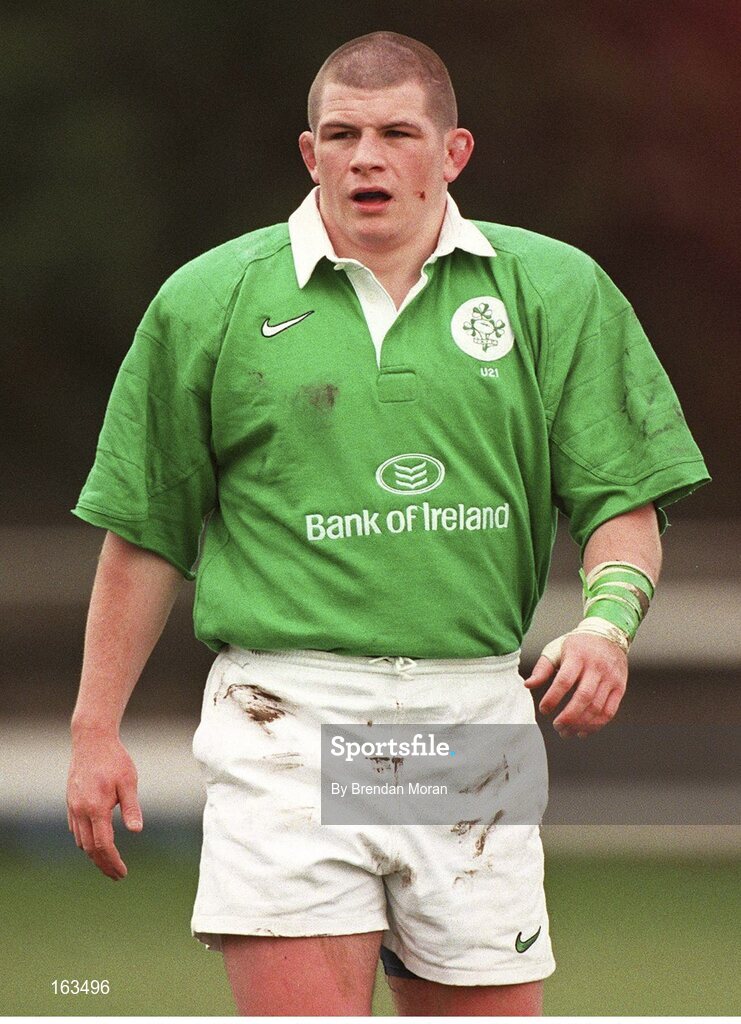 5 March 1999; Peter Smyth, Ireland U21. Bank of Ireland U21 Rugby International, Ireland U21 v England U21, Templeville Road, Dublin. Picture credit: Brendan Moran / SPORTSFILE