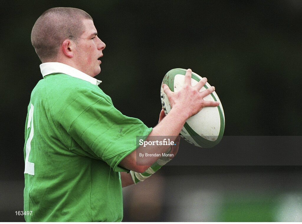 5 March 1999; Peter Smyth, Ireland U21. Bank of Ireland U21 Rugby International, Ireland U21 v England U21, Templeville Road, Dublin. Picture credit: Brendan Moran / SPORTSFILE