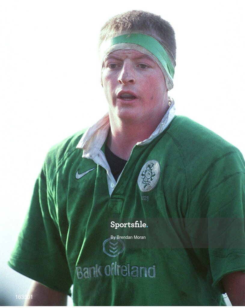 5 March 1999; Mick O'Driscoll, Ireland U21. Bank of Ireland U21 Rugby International, Ireland U21 v England U21, Templeville Road, Dublin. Picture credit: Brendan Moran / SPORTSFILE