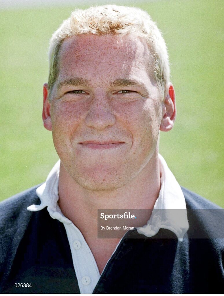 12 July 1999; Robert Casey, Ireland. Ireland Rugby Squad head shots. Picture credit: Brendan Moran / SPORTSFILE