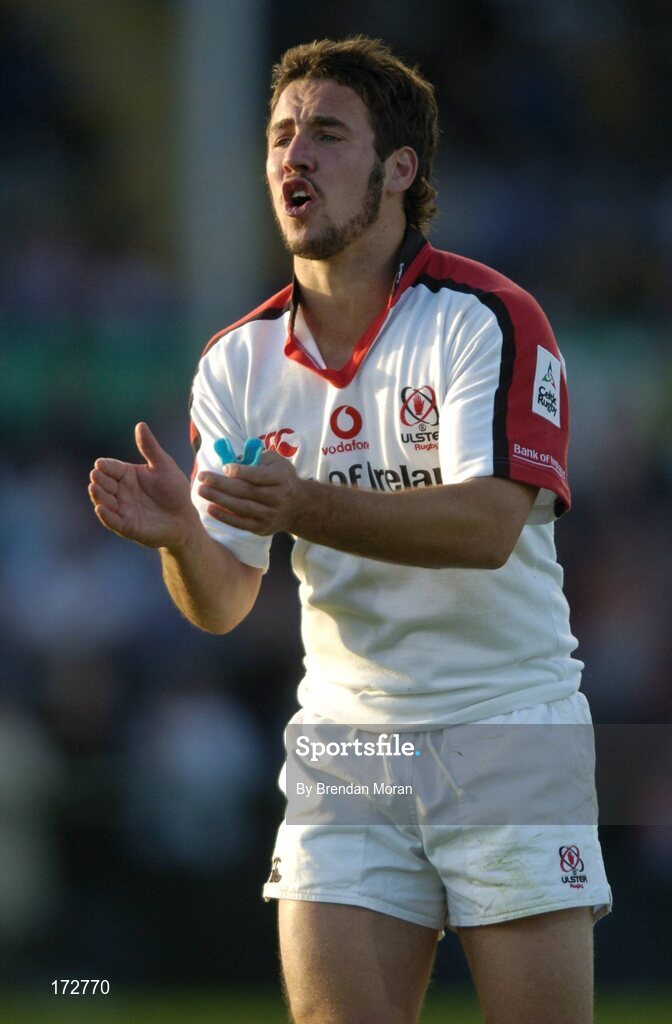 11 September 2004; Paddy Wallace, Ulster. Celtic League 2004-2005, Ulster v Leinster, Ravenhill Park, Belfast. Picture credit; Brendan Moran / SPORTSFILE