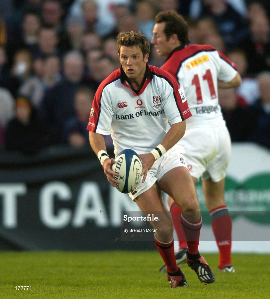 11 September 2004; Bryn Cunningham, Ulster. Celtic League 2004-2005, Ulster v Leinster, Ravenhill Park, Belfast. Picture credit; Brendan Moran / SPORTSFILE