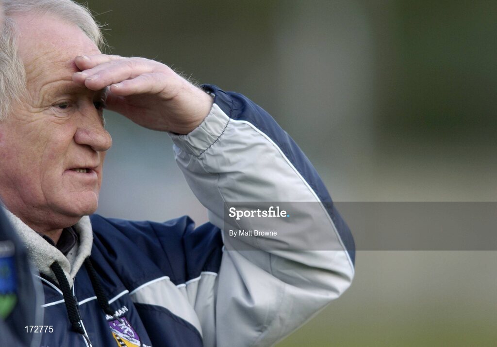 5 March 2005; Willie Carley, Wicklow, manager. Allianz National Hurling League, Division 2B, Wicklow v Meath, Pearse Park, Arklow, Co. Wicklow. Picture credit; Matt Browne / SPORTSFILE