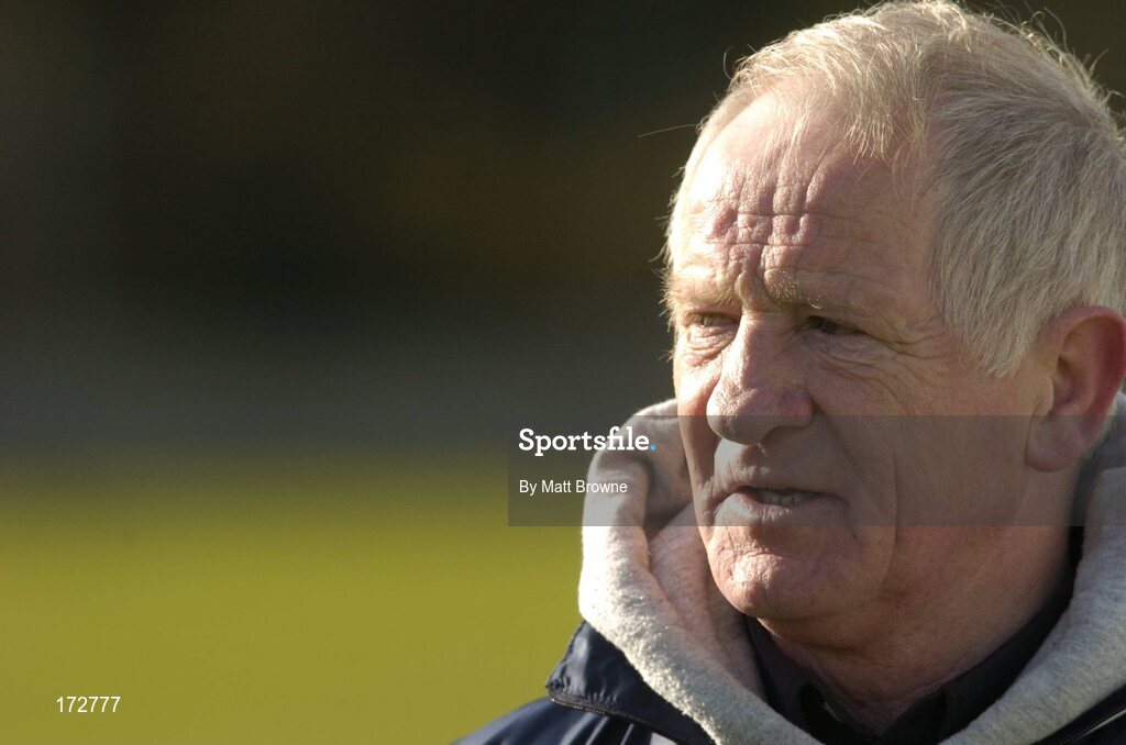 5 March 2005; Willie Carley, Wicklow, manager. Allianz National Hurling League, Division 2B, Wicklow v Meath, Pearse Park, Arklow, Co. Wicklow. Picture credit; Matt Browne / SPORTSFILE