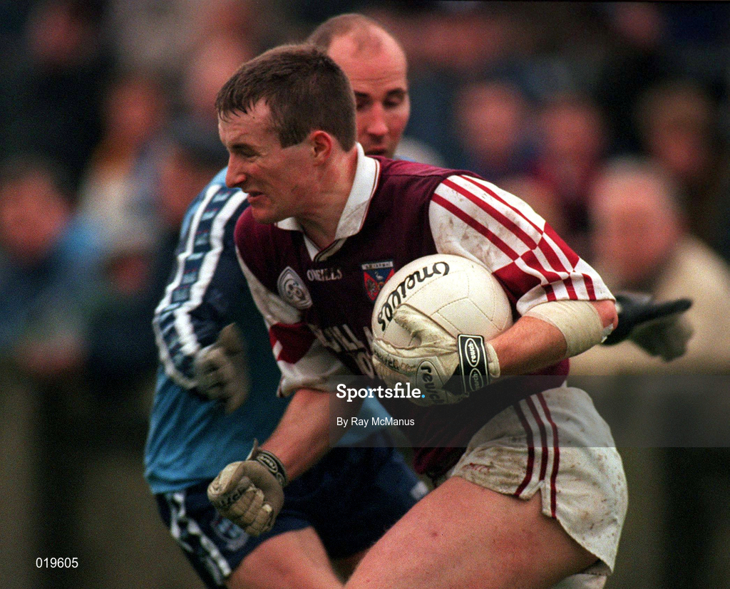 30 January 1999; Aidan Lyons of Westmeath during the O'Byrne Cup Semi-Final match between Dublin and Westmeath at Parnell Park in Dublin. Photo by Ray McManus/Sportsfile