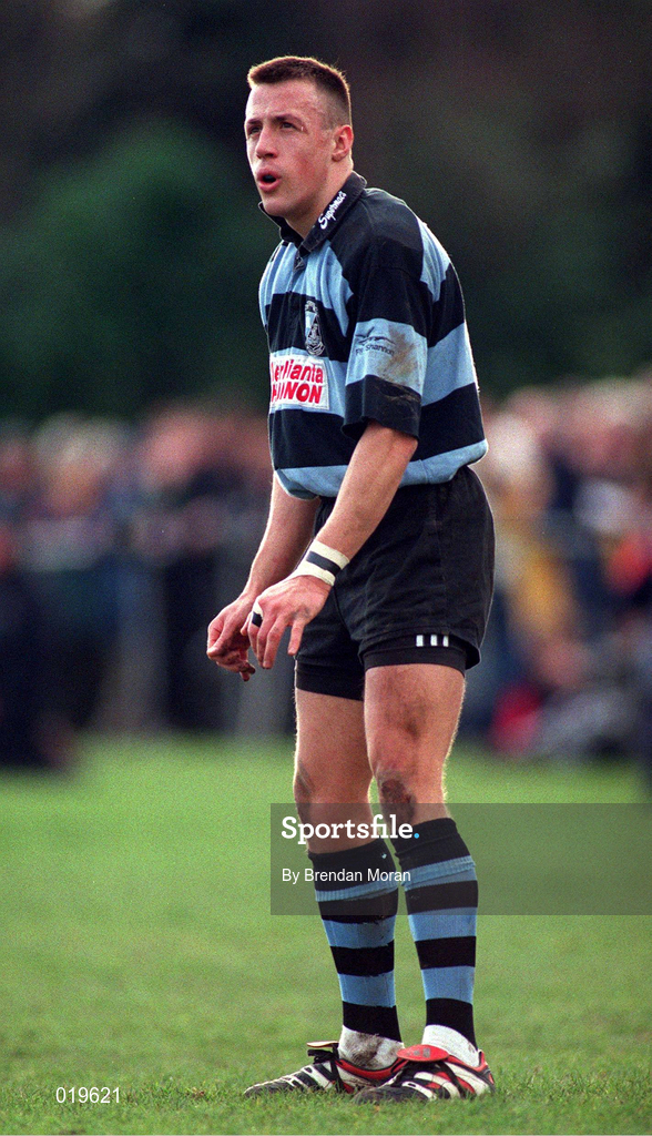 13 February 1999; Andrew Thompson of Shannon RFC during the AIB All-Ireland League Division 1 match between St Mary's College and Shannon RFC at Templeville Road in Dublin. Photo by Brendan Moran/Sportsfile