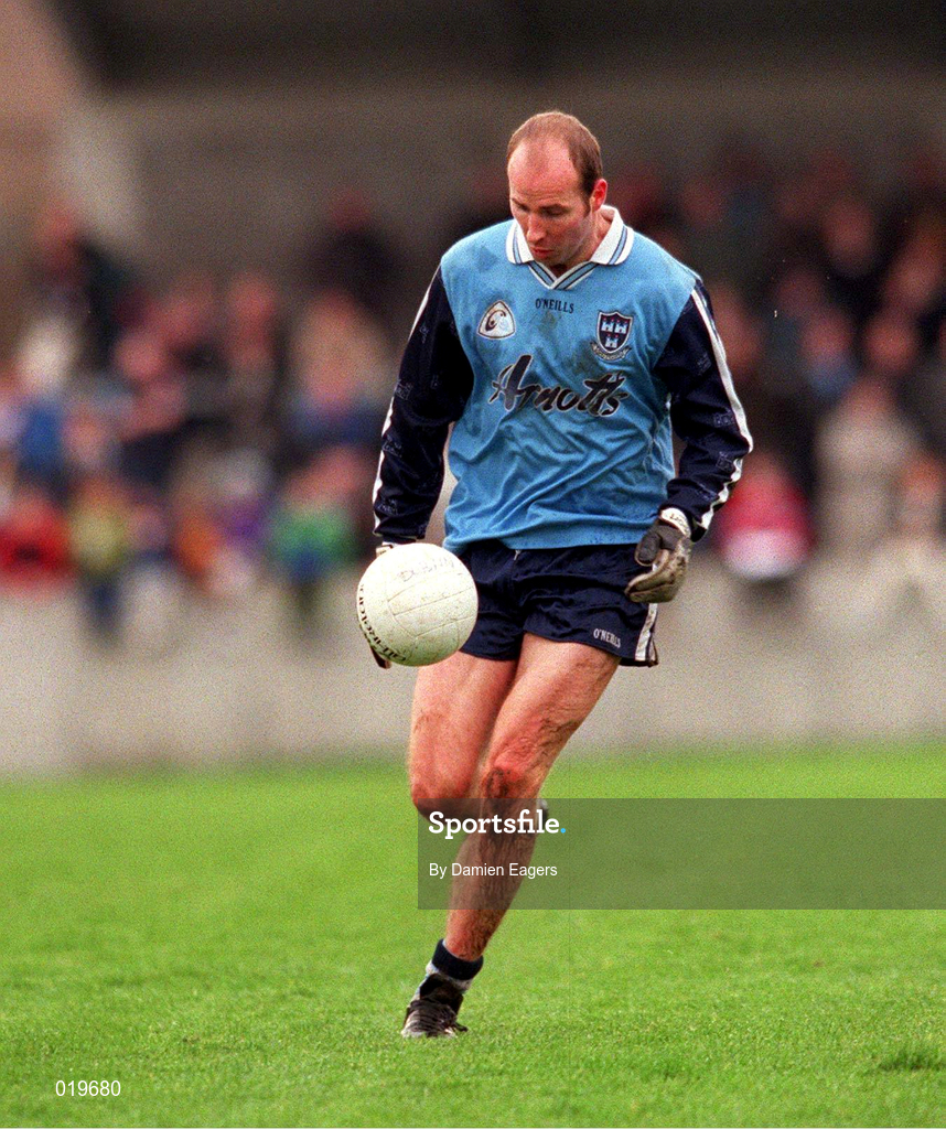 14 February 1999; Brian Stynes of Dublin during the Church & General National Football League Division 1 match between Dublin and Leitrim at Parnell Park in Dublin. Photo by Damien Eagers/Sportsfile