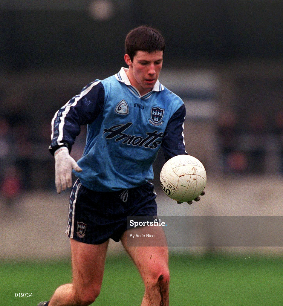 30 January 1999; Colm Moran of Dublin during the O'Byrne Cup Semi-Final match between Dublin and Westmeath at Parnell Park in Dublin. Photo by Aoife Rice/Sportsfile