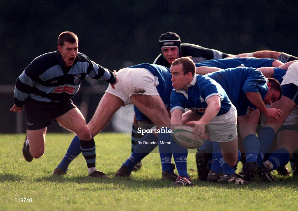 13 February 1999; Conor McGuinness of St Mary's College during the AIB All-Ireland League Division 1 match between St Mary's College and Shannon RFC at Templeville Road in Dublin. Photo by Brendan Moran/Sportsfile
