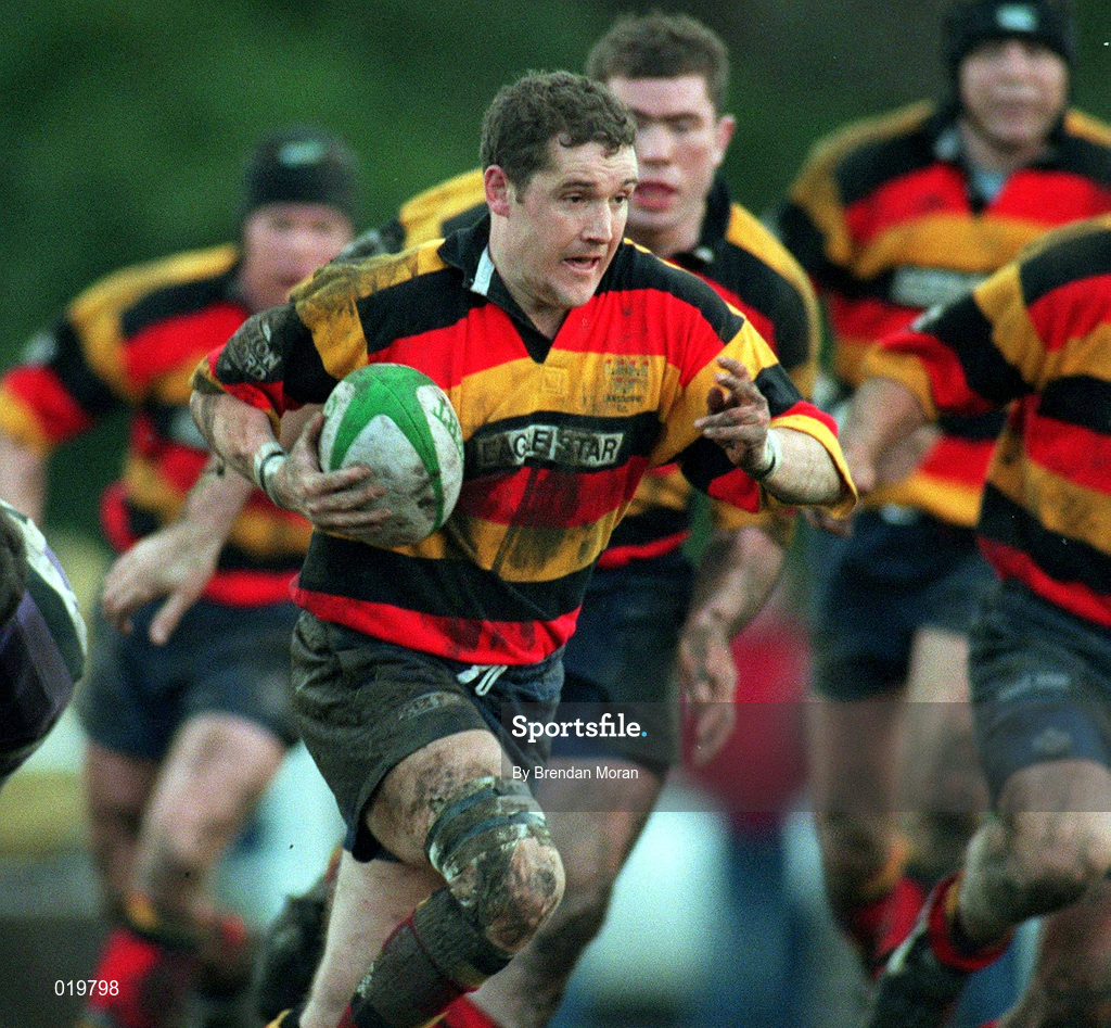 2 January 1999; David O'Mahony of Lansdowne during the AIB All-Ireland League Division 1 match between Terenure College and Lansdowne at Lakelands Park in Dublin. Photo by Brendan Moran/Sportsfile