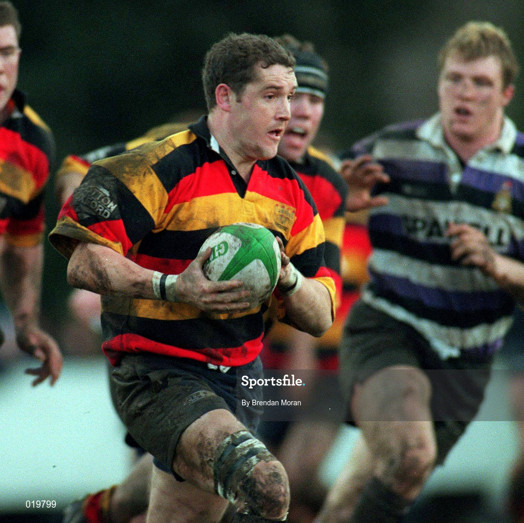 2 January 1999; David O'Mahony of Lansdowne during the AIB All-Ireland League Division 1 match between Terenure College and Lansdowne at Lakelands Park in Dublin. Photo by Brendan Moran/Sportsfile