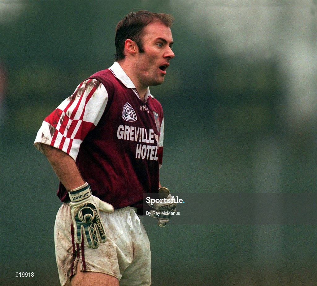 30 January 1999; Ger Heavin of Westmeath during the O'Byrne Cup Semi-Final match between Dublin and Westmeath at Parnell Park in Dublin. Photo by Ray McManus/Sportsfile
