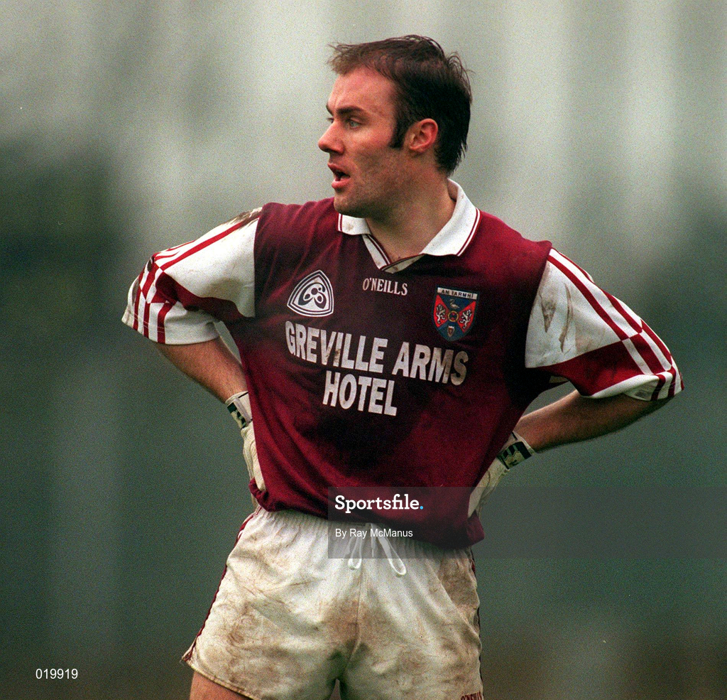 30 January 1999; Ger Heavin of Westmeath during the O'Byrne Cup Semi-Final match between Dublin and Westmeath at Parnell Park in Dublin. Photo by Ray McManus/Sportsfile