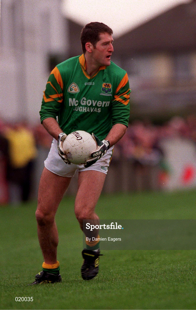 14 February 1999; Jason Ward of Leitrim during the Church & General National Football League Division 1 match between Dublin and Leitrim at Parnell Park in Dublin. Photo by Damien Eagers/Sportsfile