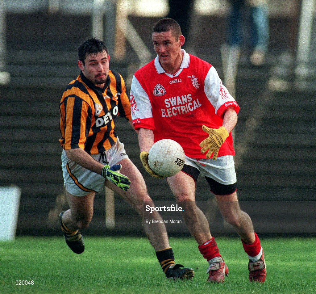 21 February 1999; Jody Morrissey of Éire Og during the AIB All-Ireland Senior Club Football Championship Semi-Final match between Crossmaglen Rangers and Éire Og at Páirc Tailteann in Navan, Meath. Photo by Brendan Moran/Sportsfile