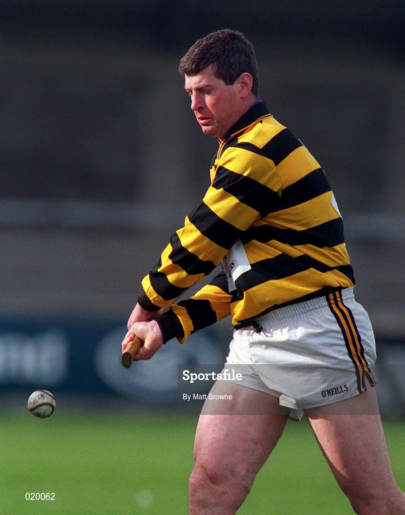 28 February 1999; John Conran of Rathnure during the AIB All-Ireland Senior Club Hurling Championship Semi-Final match between Rathnure and Ballygalget at Parnell Park in Dublin. Photo by Matt Browne/Sportsfile