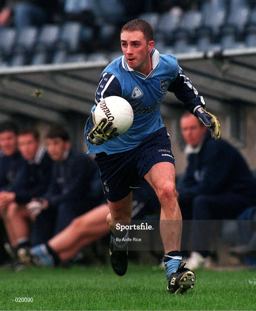 30 January 1999; Karl Donnelly of Dublin during the O'Byrne Cup Semi-Final match between Dublin and Westmeath at Parnell Park in Dublin. Photo by Aoife Rice/Sportsfile