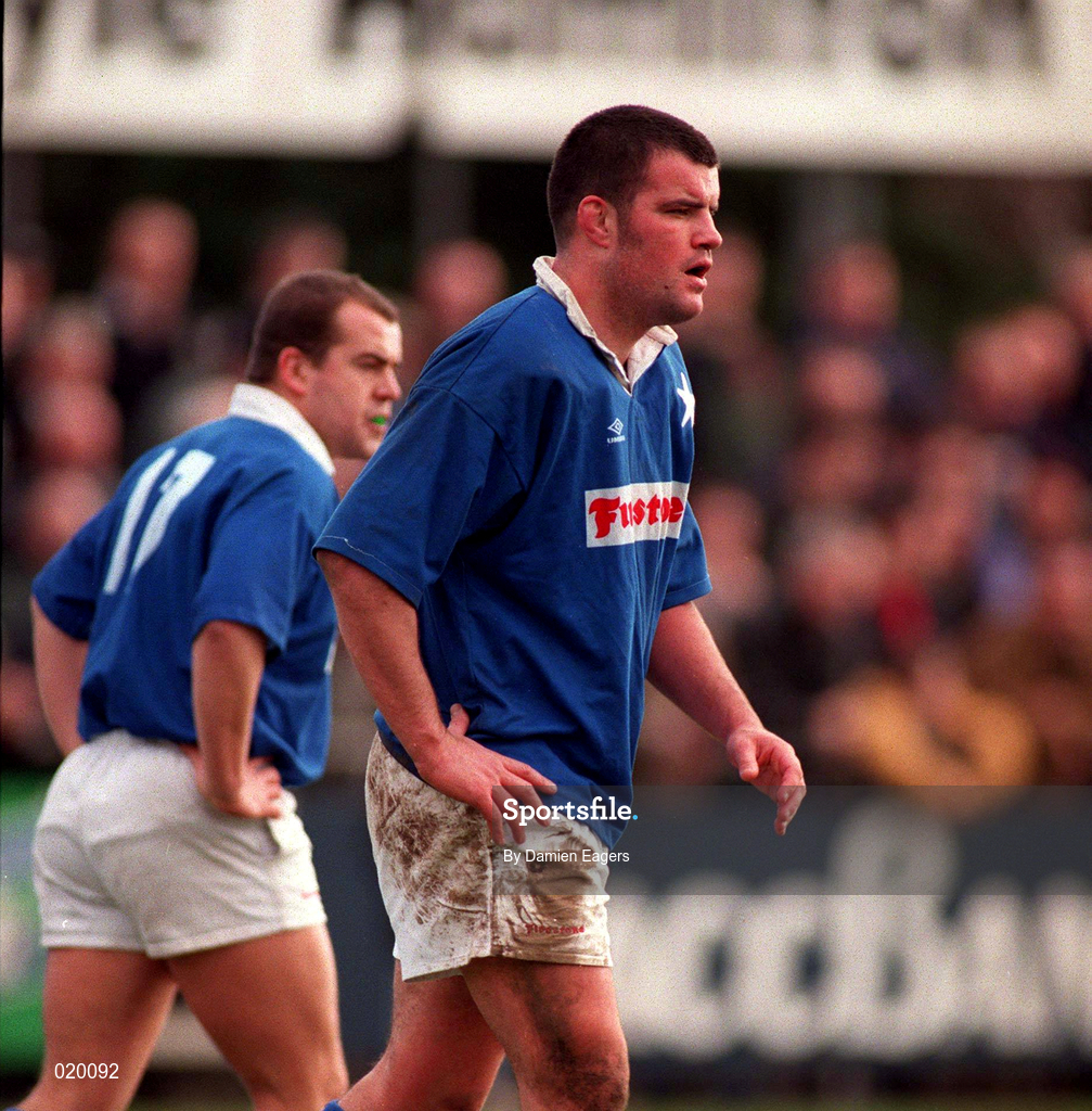13 February 1999; Karl Jennings of St Mary's College during the AIB All-Ireland League Division 1 match between St Mary's College and Shannon RFC at Templeville Road in Dublin. Photo by Damien Eagers/Sportsfile