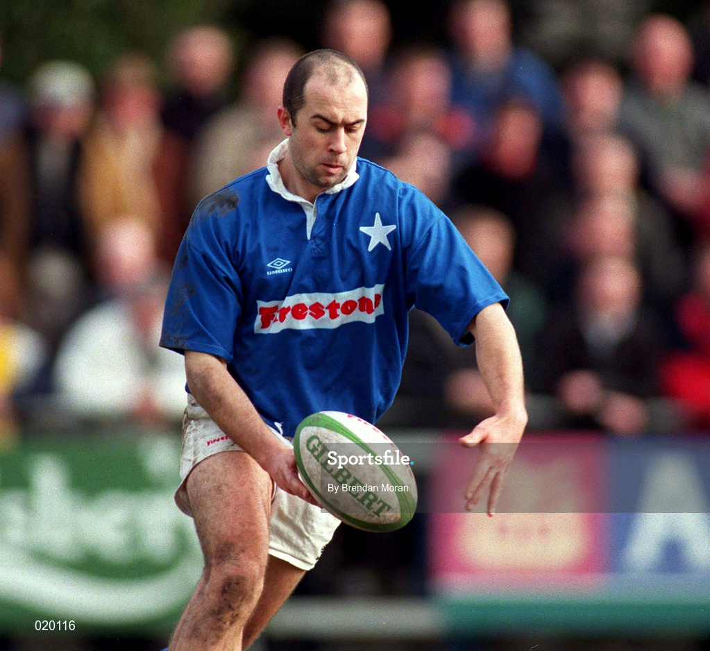 13 February 1999; Kevin Nowlan of St Mary's College during the AIB All-Ireland League Division 1 match between St Mary's College and Shannon RFC at Templeville Road in Dublin. Photo by Brendan Moran/Sportsfile