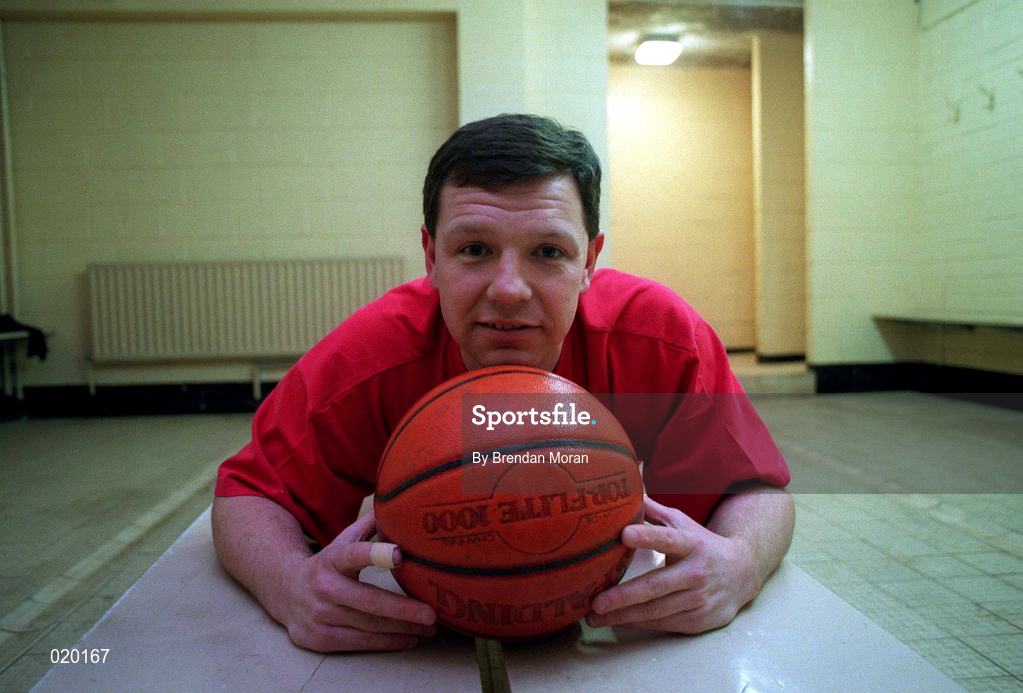 21 January 1999; Mark Keenan at the St. Vincent's Basketball Club in Glasnevin, Dublin. Photo by Brendan Moran/Sportsfile