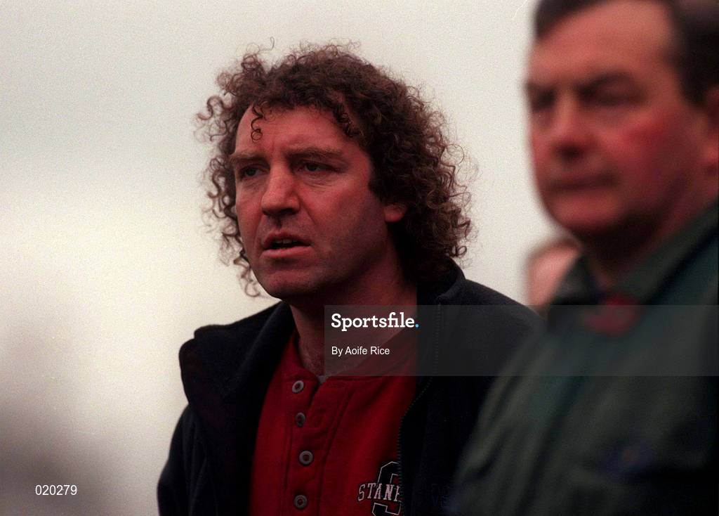 31 January 1999; Éire Og manager Pat Critchley during the AIB Leinster Club Football Championship Final 2nd Replay match between Éire Og and Kilmacud Crokes at St. Conleth's Park, Newbridge, Kildare. Photo by Aoife Rice/Sportsfile