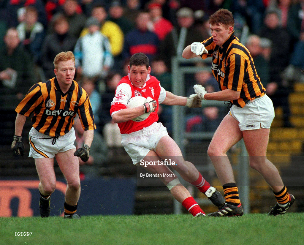 21 February 1999; Paul Doyle of Éire Og during the AIB All-Ireland Senior Club Football Championship Semi-Final match between Crossmaglen Rangers and Éire Og at Páirc Tailteann in Navan, Meath. Photo by Brendan Moran/Sportsfile