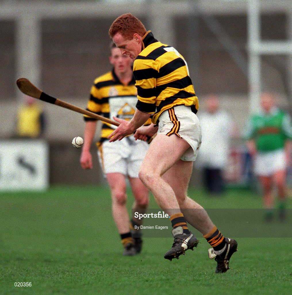 28 February 1999; Rod Guiney of Rathnure during the AIB All-Ireland Senior Club Hurling Championship Semi-Final match between Rathnure and Ballygalget at Parnell Park in Dublin. Photo by Damien Eagers/Sportsfile