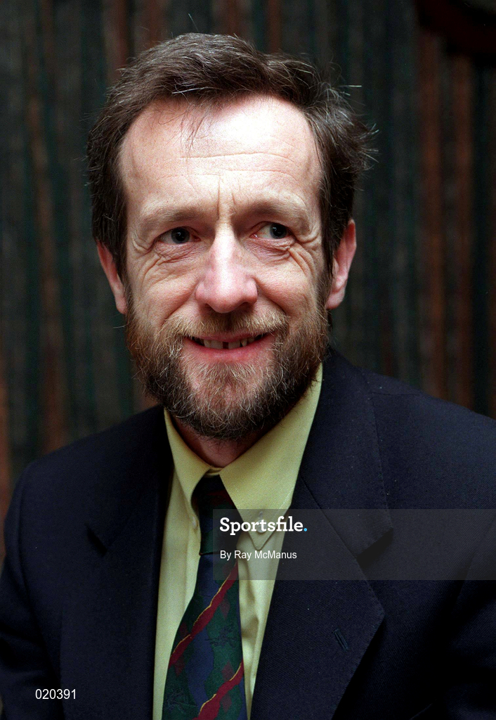 10 February 1999; Munster Council GAA Chairman Séan Kelly at the launch of the Comórtas Peile Pháidi Uí Shé in Kerry. Photo by Ray McManus/Sportsfile