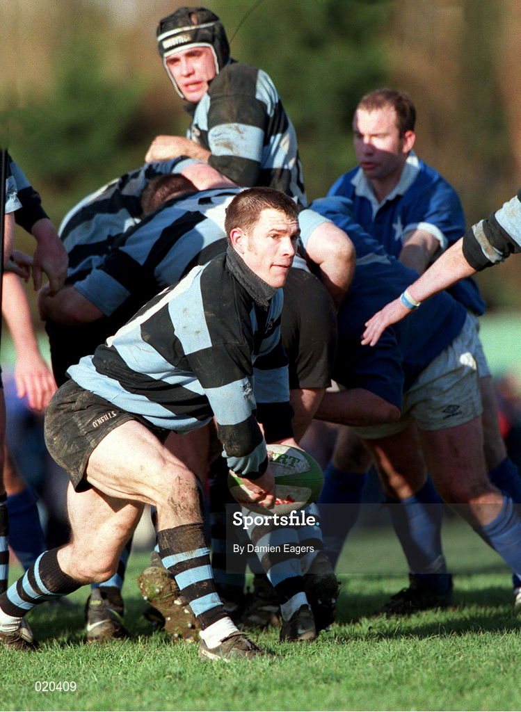 13 February 1999; Simon Johnson of Shannon RFC during the AIB All-Ireland League Division 1 match between St Mary's College and Shannon RFC at Templeville Road in Dublin. Photo by Damien Eagers/Sportsfile