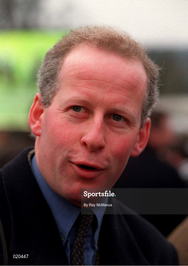 24 January 1999; Trainer Tom Taaffe at Leopardstown Racecourse in Dublin. Photo by Ray McManus/Sportsfile