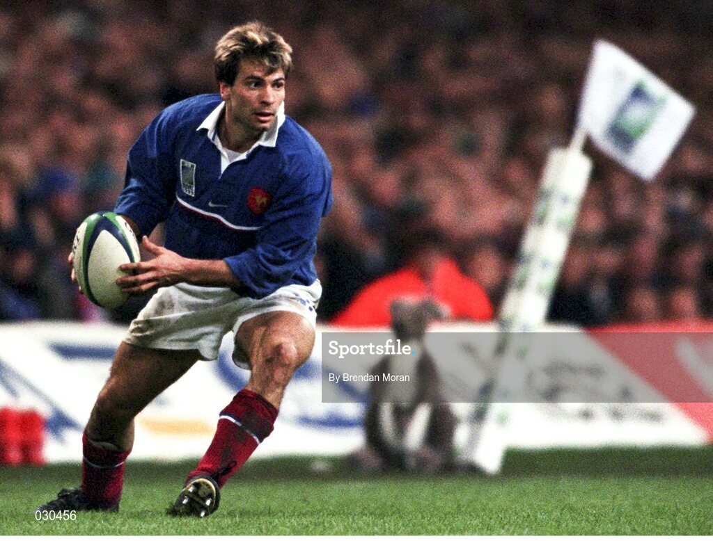 6 November 1999; Christophe Dominici, France.1999 Rugby World Cup, Australia v France, Millennium Stadium, Cardiff, Wales. Picture credit: Brendan Moran / SPORTSFILE