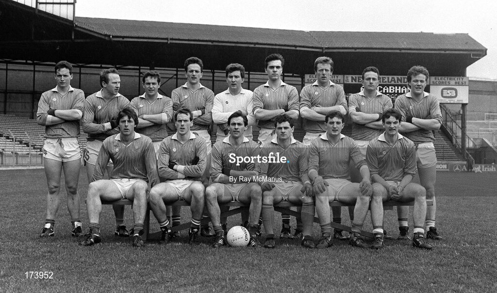 19 March 1989; The Cavan team. Royal Liver Assurance National Football league Quarter-Final, Cavan v Derry, Croke Park, Dublin. Picture credit; Ray McManus / SPORTSFILE
