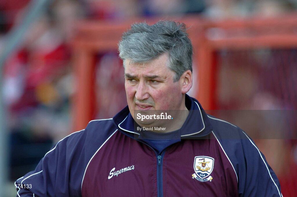 24 April 2005; Conor Hayes, Galway manager, during the game. Allianz National Hurling League, Division 1, Round 3, Cork v Galway, Pairc Ui Chaoimh, Cork. Picture credit; David Maher / SPORTSFILE