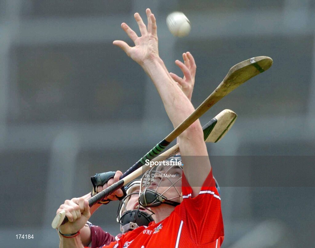 24 April 2005; Tom Kenny, Cork, in action against Ollie Canning, Galway. Allianz National Hurling League, Division 1, Round 3, Cork v Galway, Pairc Ui Chaoimh, Cork. Picture credit; David Maher / SPORTSFILE