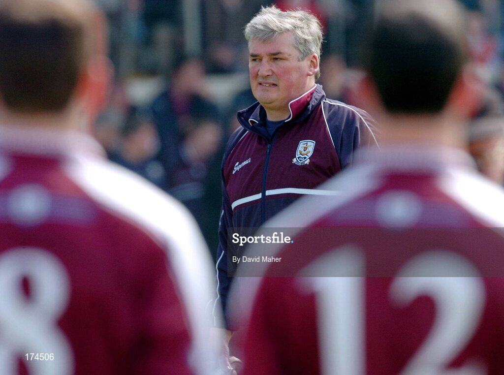 24 April 2005; Galway manager Conor Hayes. Allianz National Hurling League, Division 1, Round 3, Cork v Galway, Pairc Ui Chaoimh, Cork. Picture credit; David Maher / SPORTSFILE