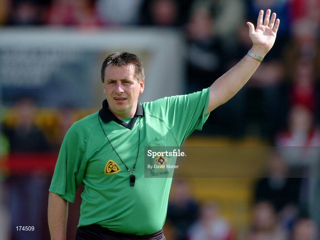 24 April 2005; Brian Gavin, referee. Allianz National Hurling League, Division 1, Round 3, Cork v Galway, Pairc Ui Chaoimh, Cork. Picture credit; David Maher / SPORTSFILE