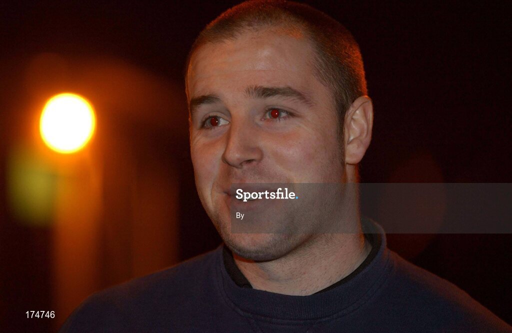 10 January 2002;  Brendan Kennedy the Cherry Orchard goalkeeper pictured before training. Soccer. Picture credit; Ray McManus / SPORTSFILE *EDI*