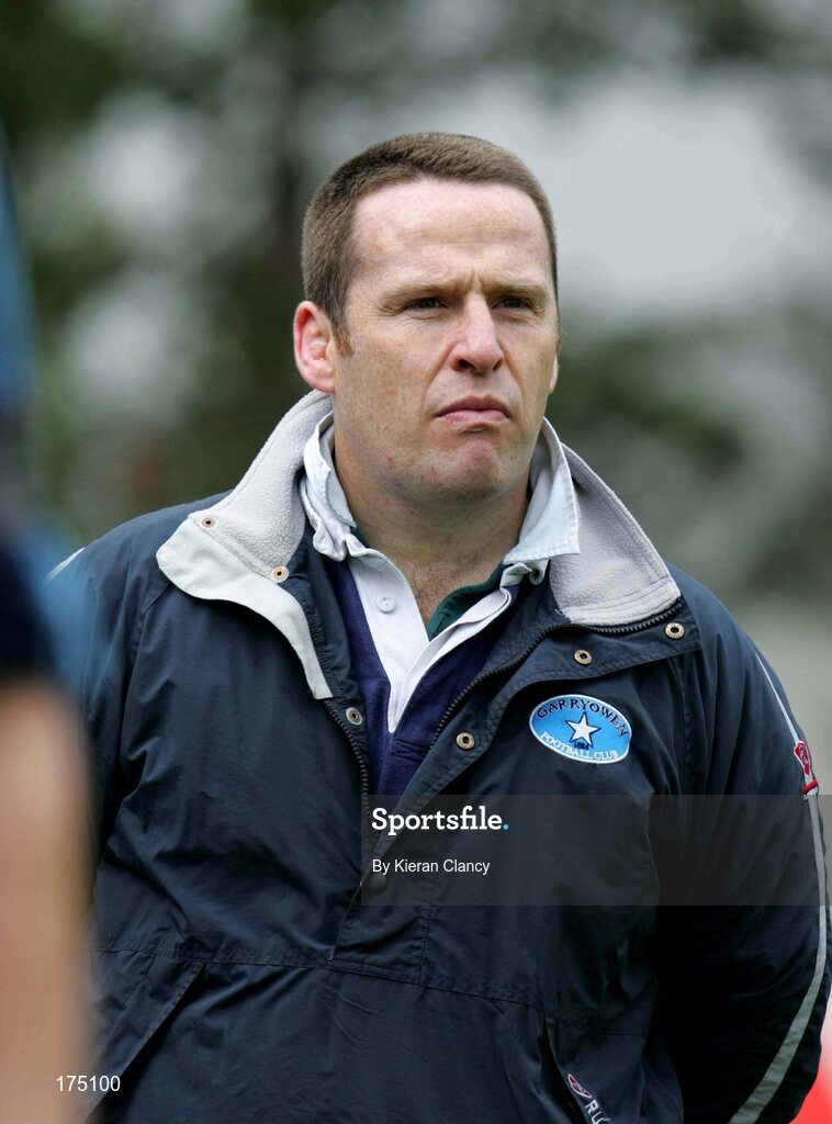 30 April 2005; Paul Cunningham, Garryowen coach. AIB All Ireland League 2004-2005, Division 1 Semi-Final, Garryowen v Belfast Harlequins, Dooradoyle, Limerick. Picture credit; Kieran Clancy / SPORTSFILE