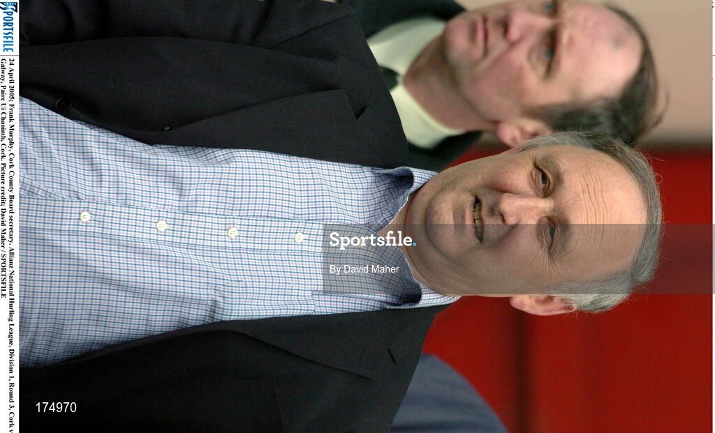 24 April 2005; Frank Murphy, Cork County Board secretary. Allianz National Hurling League, Division 1, Round 3, Cork v Galway, Pairc Ui Chaoimh, Cork. Picture credit; David Maher / SPORTSFILE