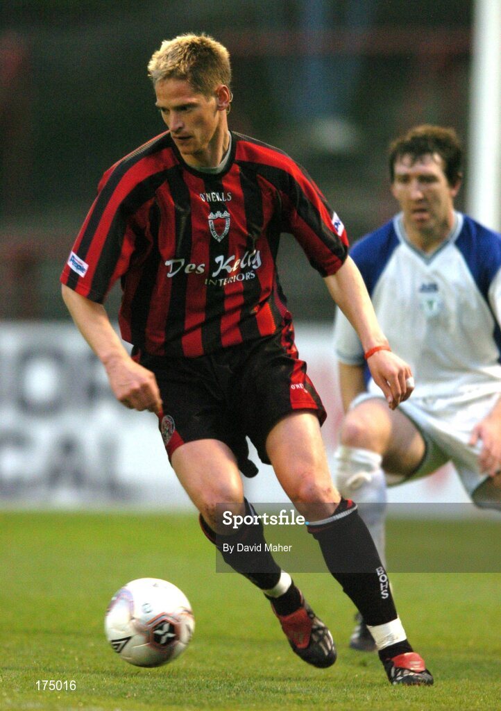 22 April 2005; Dominic Foley, Bohemians. eircom League, Premier Division, Bohemians v Finn Harps, Dalymount Park, Dublin. Picture credit; David Maher / SPORTSFILE