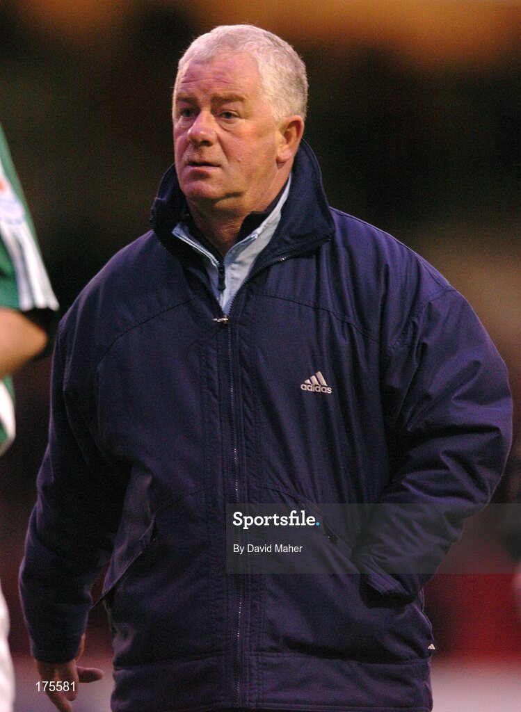 29 April 2005; Pat Devlin , Bray Wanderers manager. eircom League, Premier Division, Shelbourne v Bray Wanderers, Tolka Park, Dublin. Picture credit; David Maher / SPORTSFILE