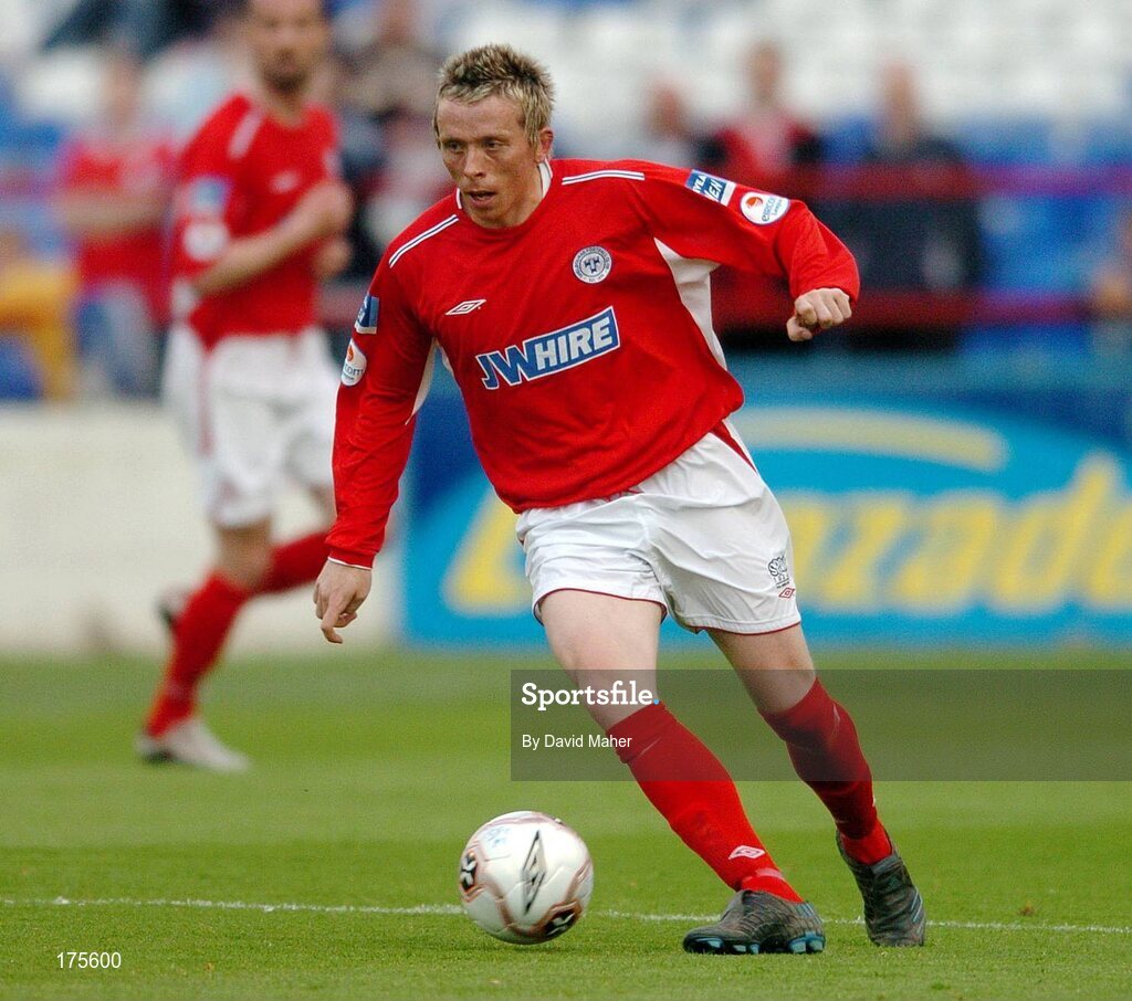 29 April 2005; Bobby Ryan, Shelbourne. eircom League, Premier Division, Shelbourne v Bray Wanderers, Tolka Park, Dublin. Picture credit; David Maher / SPORTSFILE