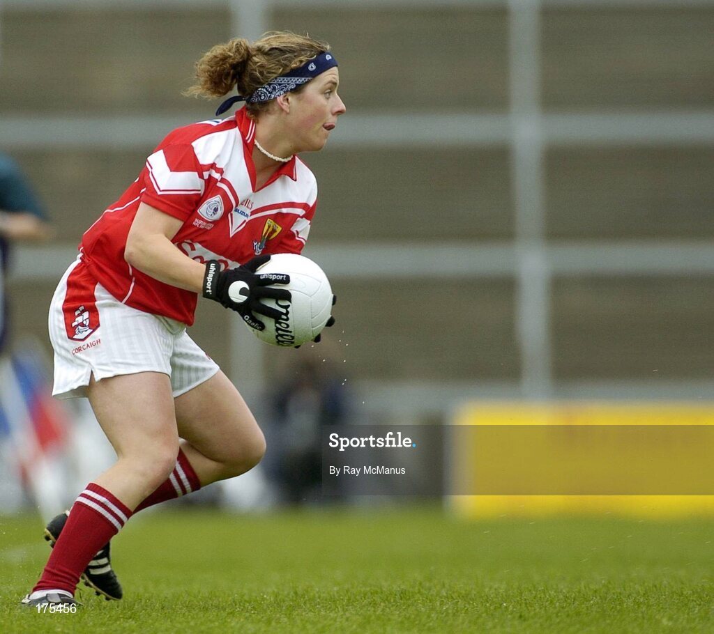 30 April 2005; Valerie Mulcahy, Cork. Suzuki Ladies National Football League, Division 1 Final, Cork v Galway, Gaelic Grounds, Limerick. Picture credit; Ray McManus / SPORTSFILE
