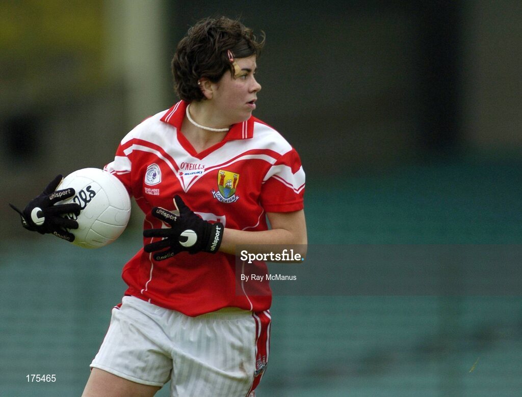 30 April 2005; Caoimhe Creedon, Cork. Suzuki Ladies National Football League, Division 1 Final, Cork v Galway, Gaelic Grounds, Limerick. Picture credit; Ray McManus / SPORTSFILE
