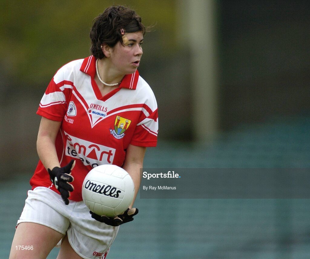 30 April 2005; Caoimhe Creedon, Cork. Suzuki Ladies National Football League, Division 1 Final, Cork v Galway, Gaelic Grounds, Limerick. Picture credit; Ray McManus / SPORTSFILE
